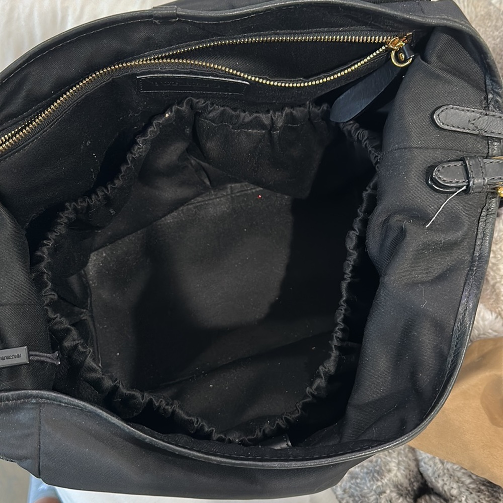 Burberry Black Quilted Nylon Baby Bag with Gold Hardware - Picture 7 of 16